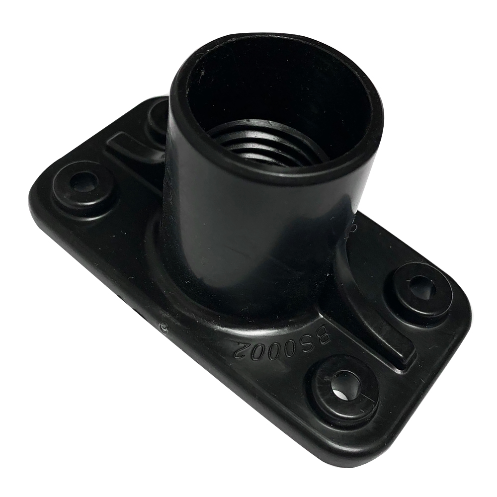Nylon Brush Socket with Euro Thread, 90 deg - 4 hole version
