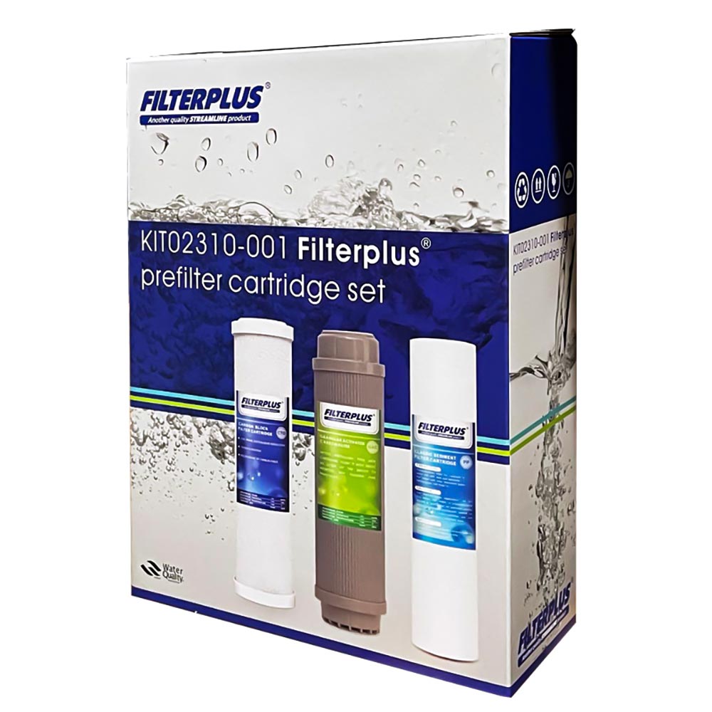 Filterplus® prefilter 10 inch cartridge, set of 3