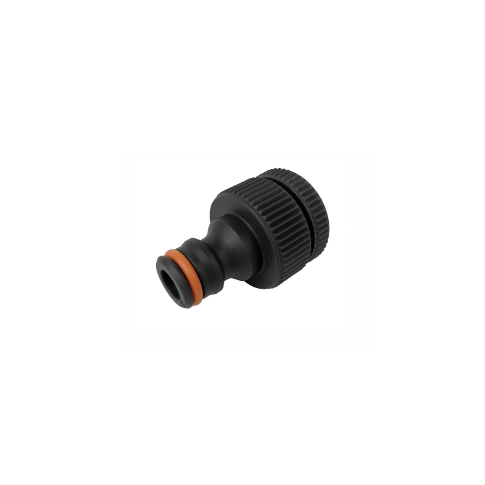 Nylon Male Adaptor with 1/2 & 3/4 inch female thread, priced per each