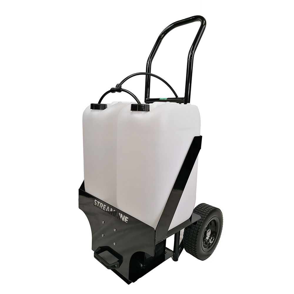 Streamflo® 50-ltr Trolley with 6x18 DI filter, digital controller, lithium battery and charger with 13A UK (BS1363 Type G) plug
