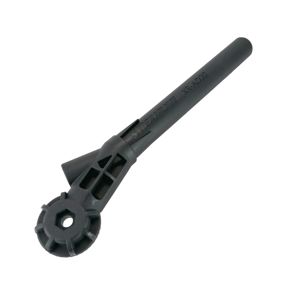 Angle crank insert for XR pole, with 20mm stem