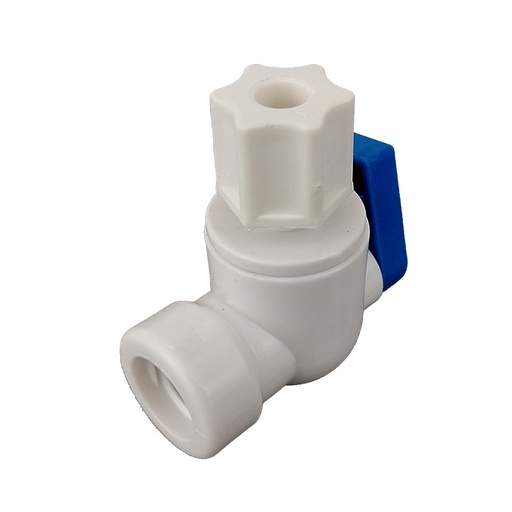 [PFBV1414F-90] Tap 1/4 inch Tube - 1/4 inch Female - 90deg