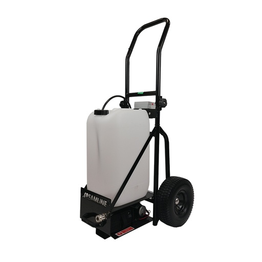 [SF-TR25L-000-UK] Streamflo® 25-ltr Trolley with digital controller, lithium battery and charger with 13A UK (BS1363 Type G) plug